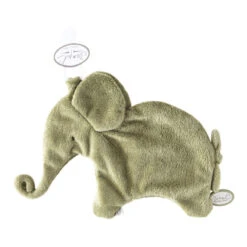 Dimpel Oscar L'éléphant Doudou Attache-sucette Vert