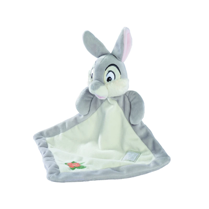 Disney - Panpan Le Lapin - Doudou Plat Gris Beige Fleur 25 Cm 2 Disney - Panpan Le Lapin - Doudou Plat Gris Beige Fleur 25 Cm – Image 2