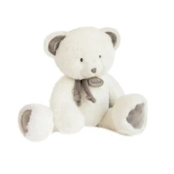 Baby'Nat - Pap'ours Peluche Ours Blanc 30 Cm