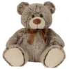 Nicotoy Peluche Ours Ruban Marron 30 Cm