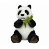 Nicotoy Peluche Panda Mangeant Un Bambou 30 Cm