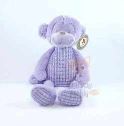 Nicotoy Tex Peluche Singe Violet 40 Cm