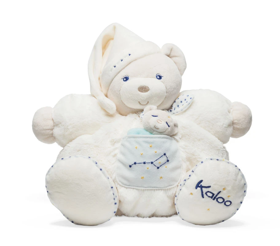 Kaloo Petite Etoile Doudou Patapouf Ours Et Bébé Blanc Bleu 30 Cm 1 Kaloo Petite Etoile Doudou Patapouf Ours Et Bébé Blanc Bleu 30 Cm