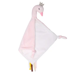 Tryco - Doudou Plat Ivy Le Cygne - Rose Blanc 30 Cm -Boutique De Poupées plat20ivy20cygne2020rose20blanc203020cm 1