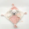 Mots D'enfants Doudou Plat Souris Rose Blanc édition Limitée 25 Cm