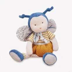 Doudou Et Compagnie - Pollen L'abeille Coton Bio - Peluche 30 Cm -Boutique De Poupées pollen20labeille20coton20bio2020peluche203020cm 1
