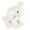 Histoire D'ours - Preppy Chic - Peluche éléphant Blanc 35 Cm