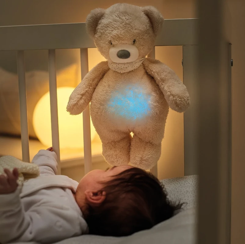 Nattou - Sleepy Peluche Veilleuse Ours Beige Vanille 30 Cm 1 Nattou - Sleepy Peluche Veilleuse Ours Beige Vanille 30 Cm