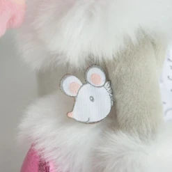 Doudou Et Compagnie - Lady Poupée Déguisée En Souris Rose 25 Cm -Boutique De Poupées souris