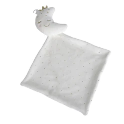 Nicotoy Spandex Doudou Plat Lune Blanc 25 Cm