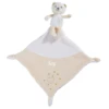 Nicotoy Sparkle Peluche Avec Doudou Ours Beige Rosé 45 Cm