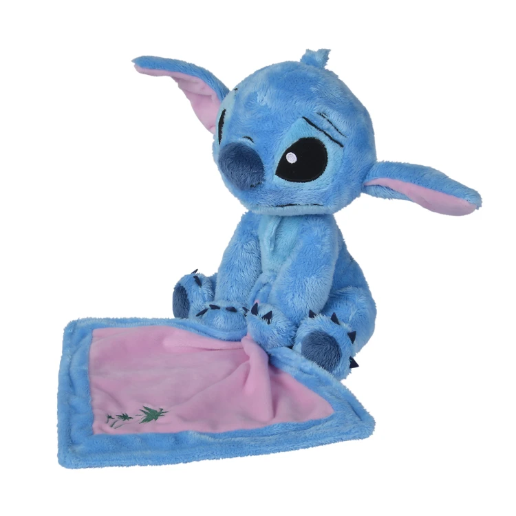 Disney Stitch Peluche Avec Doudou Bleu Rose Palmier 25 Cm 2 Disney Stitch Peluche Avec Doudou Bleu Rose Palmier 25 Cm – Image 2