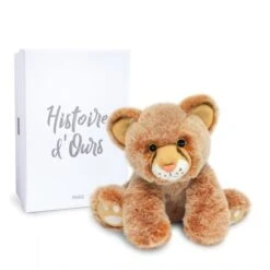 Histoire D'ours - Terre Sauvage - Peluche Bébé Lion 18 Cm