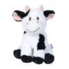 Nicotoy - Peluche Vache Noir Blanc 100 % Recyclé 20 Cm