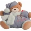 Kaloo - Winter Folies - Peluche Ours Bleu écharpe Bonnet 30 Cm