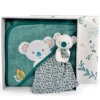 Doudou Et Compagnie - Yoca Le Koala - Set Doudou + Cape De Bain 80 X 80 CM